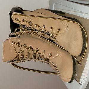 Women's heeled work boots